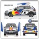 Décoration rallye Polo R WRC arriere